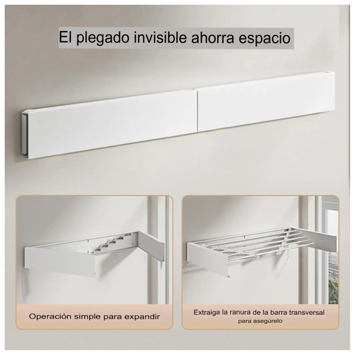 Tendedero Para Pared 80cm